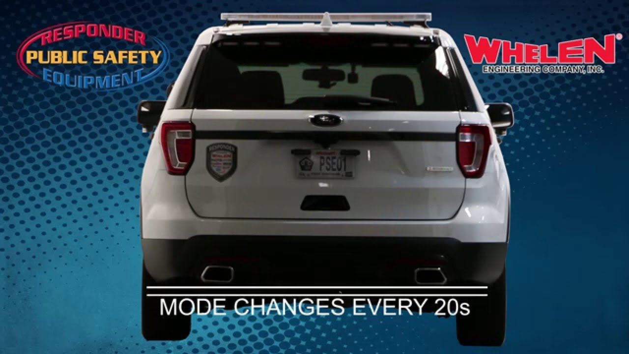Whelen RTX Inner Edge Color Mode Demo