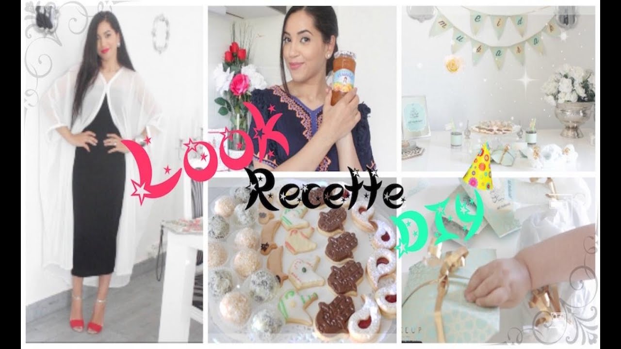 { Spécial Aîd El-Fitr} Vlog mes préparatifs | Recettes- Gâteaux | DIY - Déco | Tenue pour l'Aîd