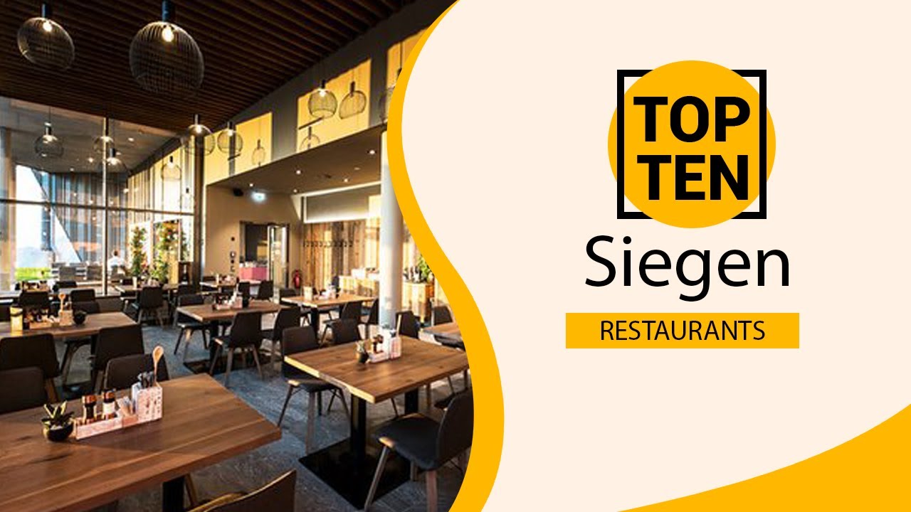 Top 10 Best Restaurants to Visit in Siegen | Germany - English