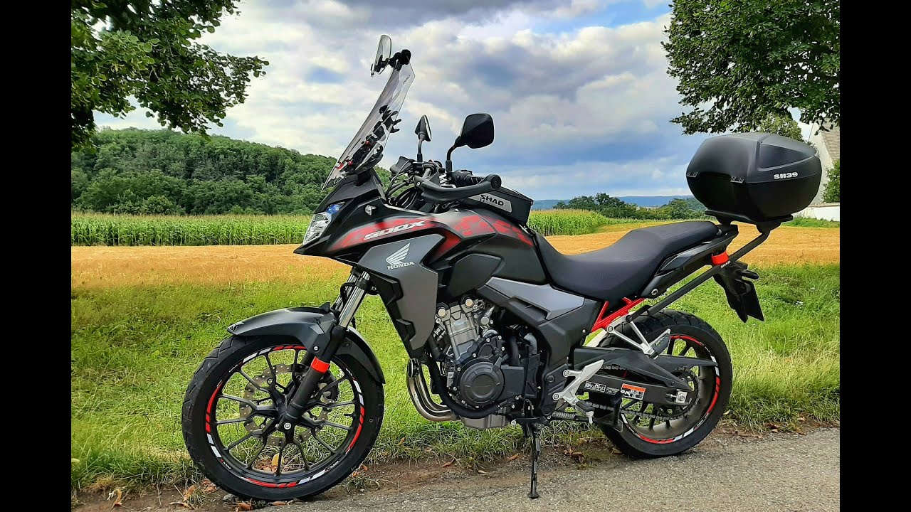 Honda CB500X 2021 - Forest road - test. (Mileage 10,000 kilometers per year and a half.)