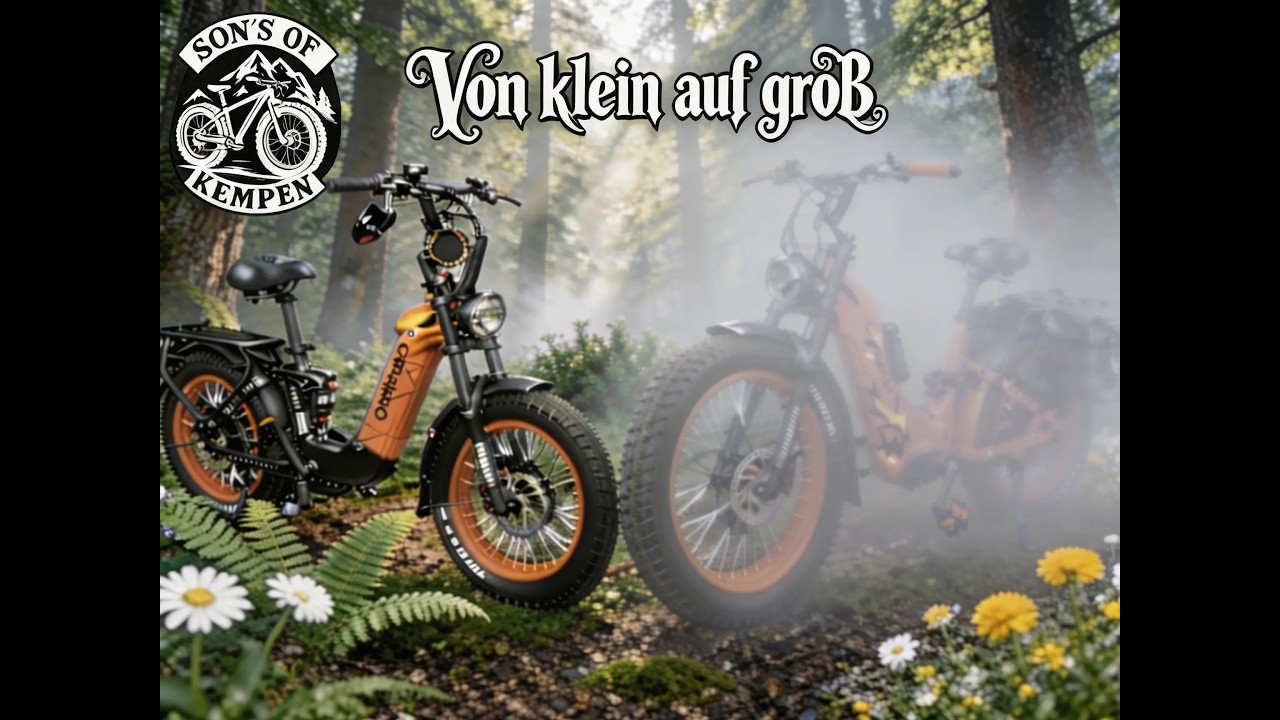 Von klein auf groß. Richtung Wachtendonk an der Niers und Nette entlang.