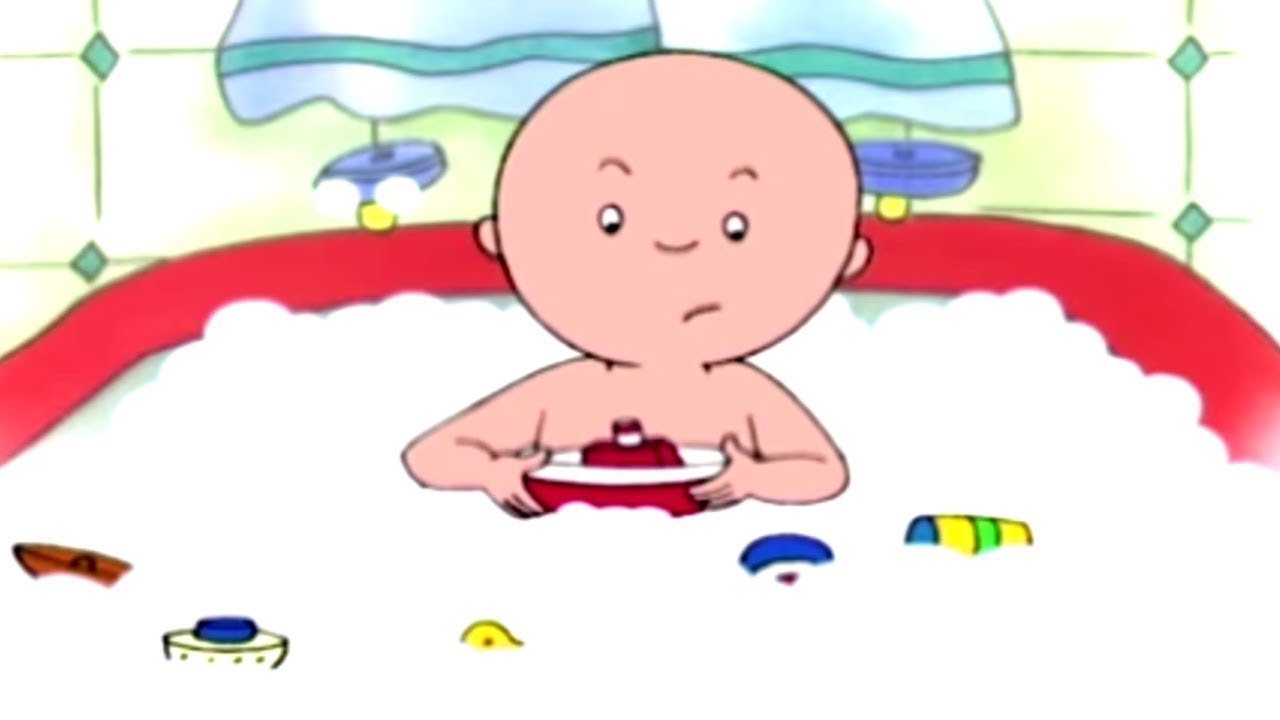 Caillou Magyar | Caillou Fürdik | Caillou összeállítás | Rajzfilmek gyerekeknek