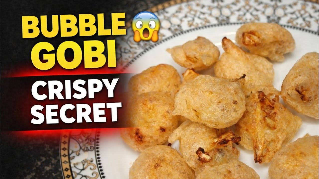 Bubble Gobi 😲 | ಸೂಪರ್ ಕ್ರಿಸ್ಪಿ ಬಬಲ್ ಗೋಬಿ | Restaurant Style Gobi #crispygobi #cauliflower #tempura