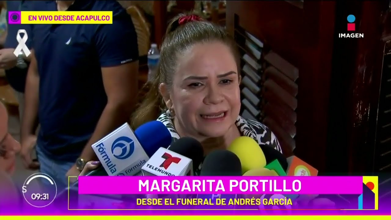 En llanto, Margarita relata últimos momentos de Andrés García y revela NO quería ver a sus hijos