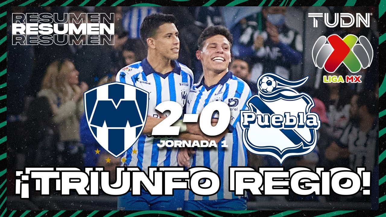 Resumen y goles | Monterrey 2-0 Puebla | Liga Mx - CL2024 J1 | TUDN