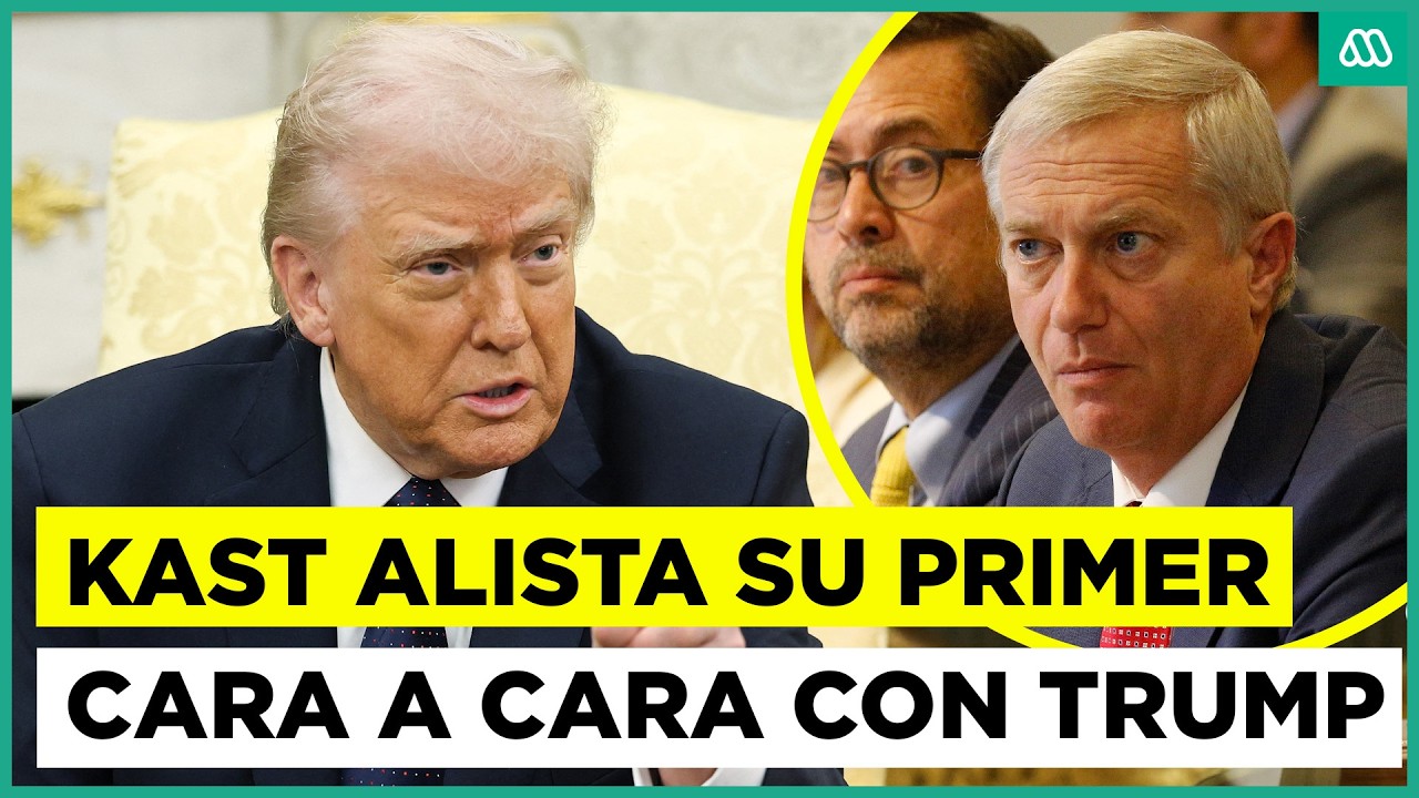 José Antonio Kast alista primer cara a cara con Trump