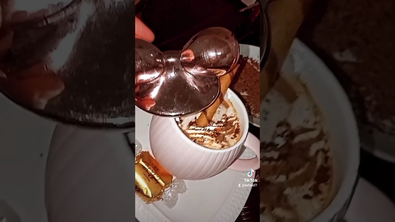 chocolat chaud 🍫☕  #chocolate #recettefacile #recetterapide #recetteramadan