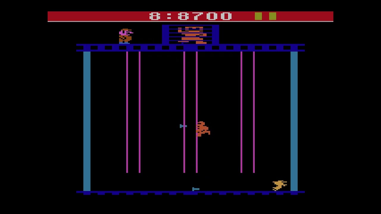 [TAS] A2600 Donkey Kong Junior by aiqiyou & Fortranm in 00:59.13