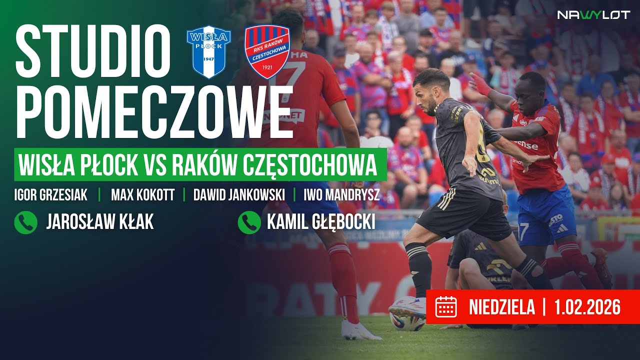 🔴 WISŁA PŁOCK VS RAKÓW CZĘSTOCHOWA | STUDIO PO MECZU (Konferencja + Łączenie ze stadionu)