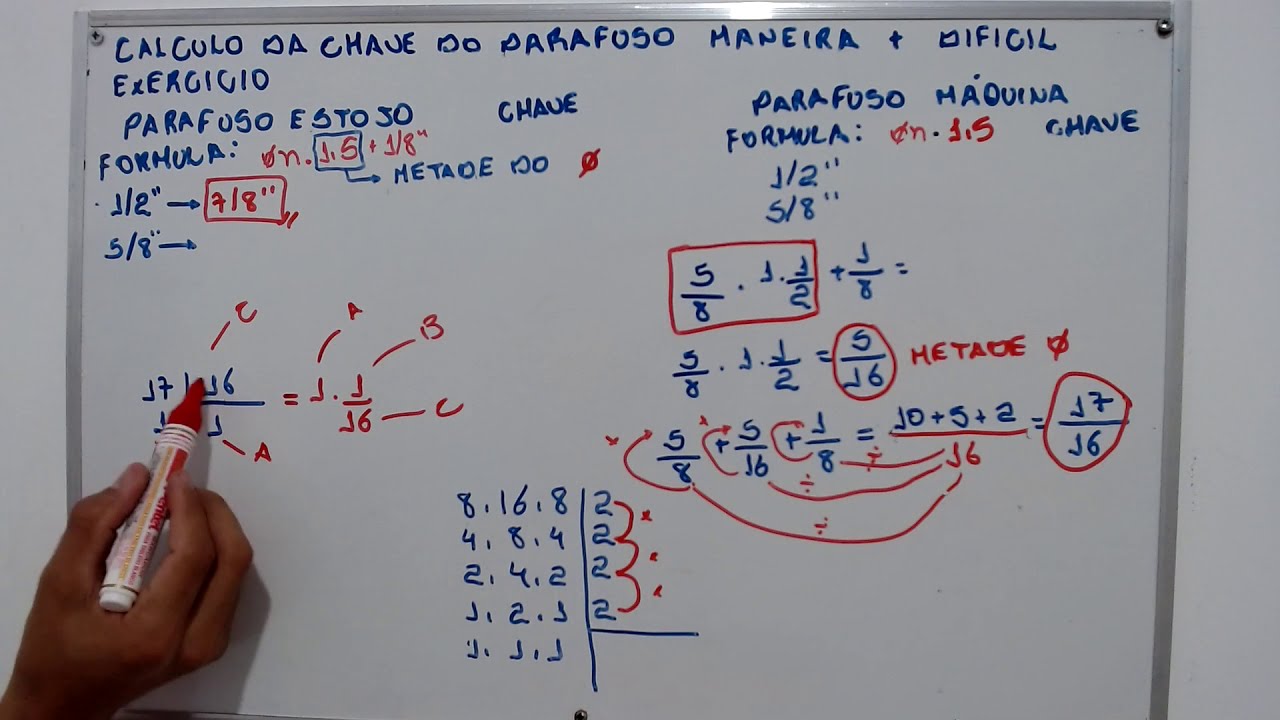 Aula_05- Cálculo da chave do parafuso maneira + difícil.