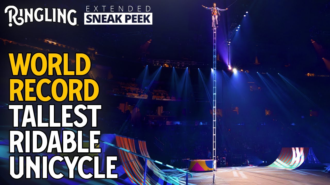 World Record Holder for Tallest Rideable Unicycle: Wesley Williams | Extended Sneak Peek | Ringling&reg;