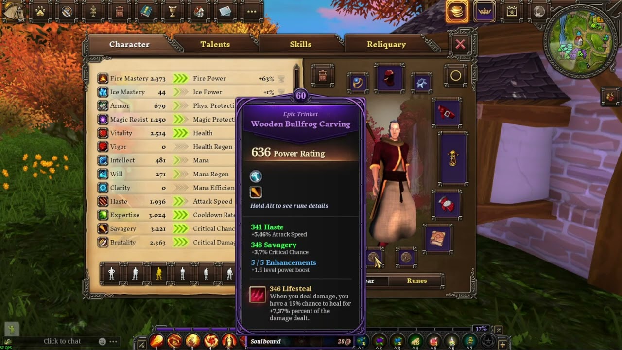 BUILD LEVEL 60 | REBIRTH 3 | FIRE WIZARD | VILLAGERS AND HEROES