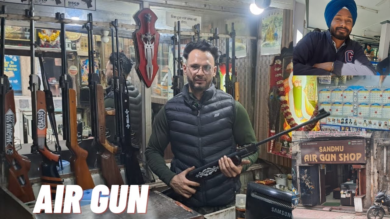 SANDHU AIR GUN SHOP AMRITSAR APNA BUSNIESS HARPREET SINGH