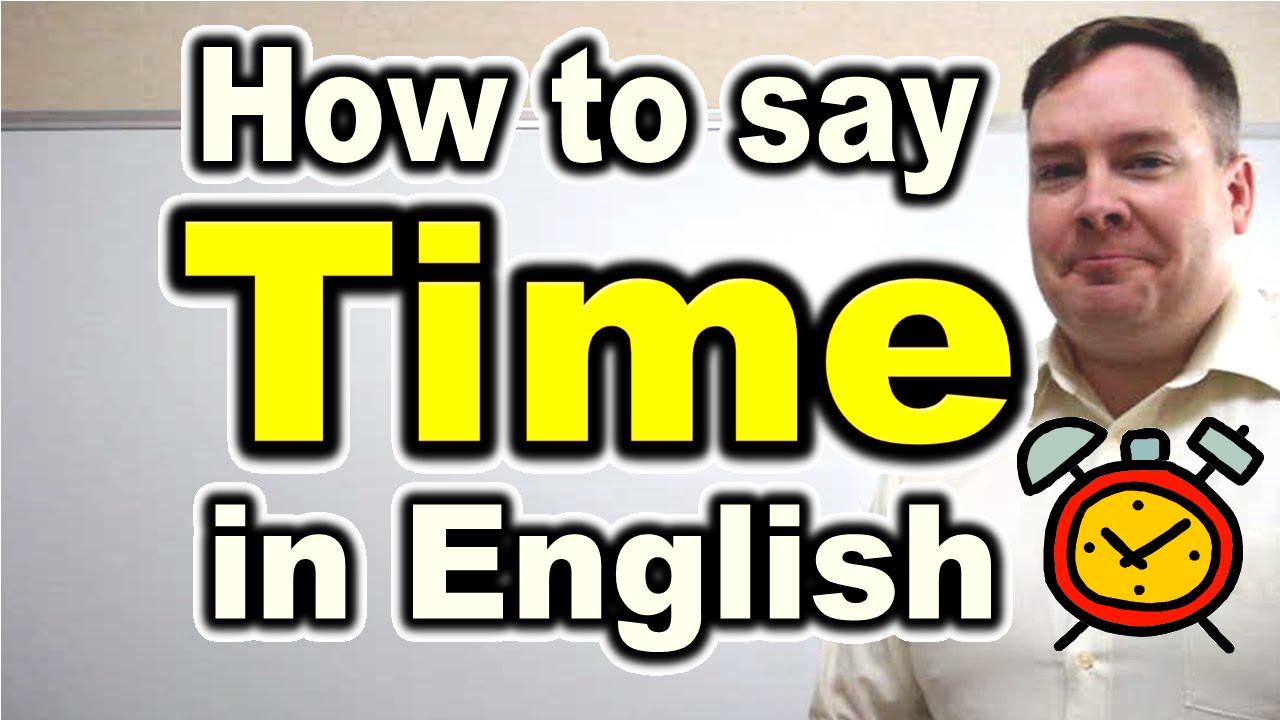 How to say TIME in English [ ForB English Lesson ]