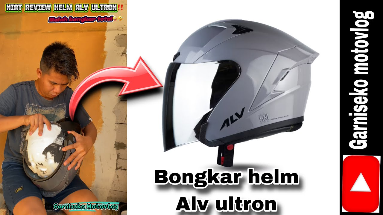 Update kok malah kayak gini⁉️ BONGKAR HELM ALV ULTRON TERBARU