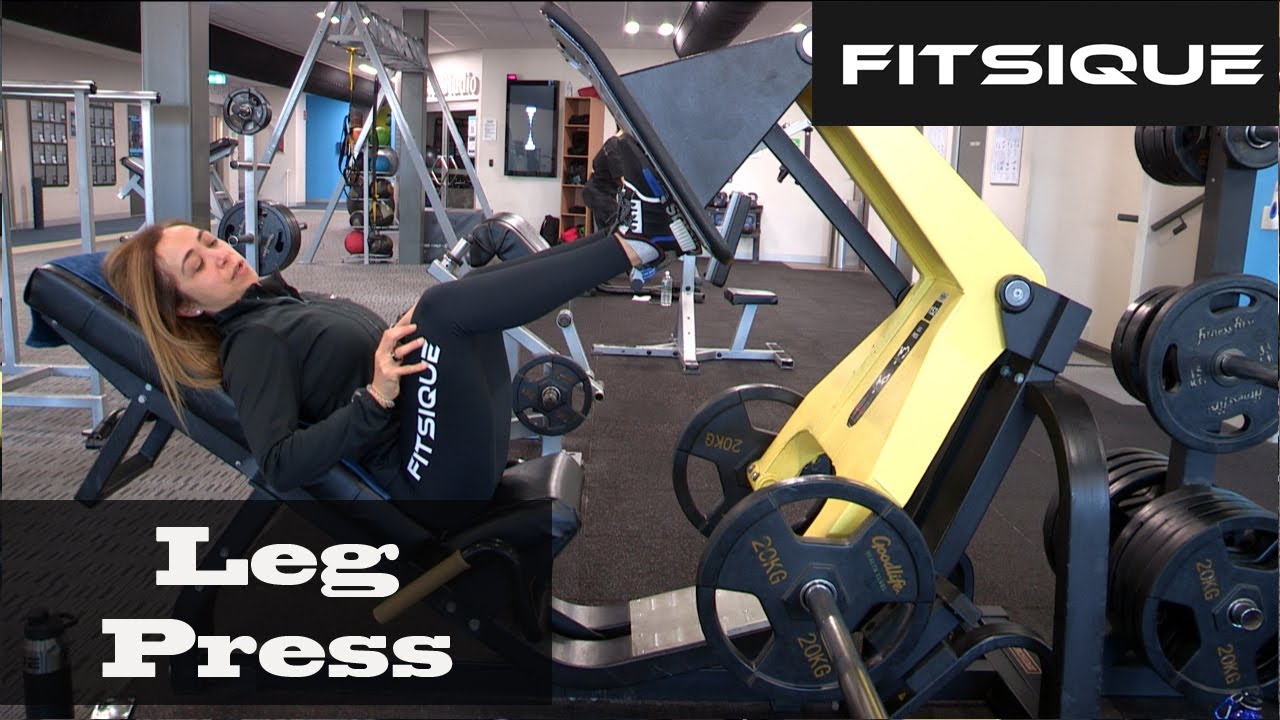 LEG EXERCISE: Technogym Leg Press Machine