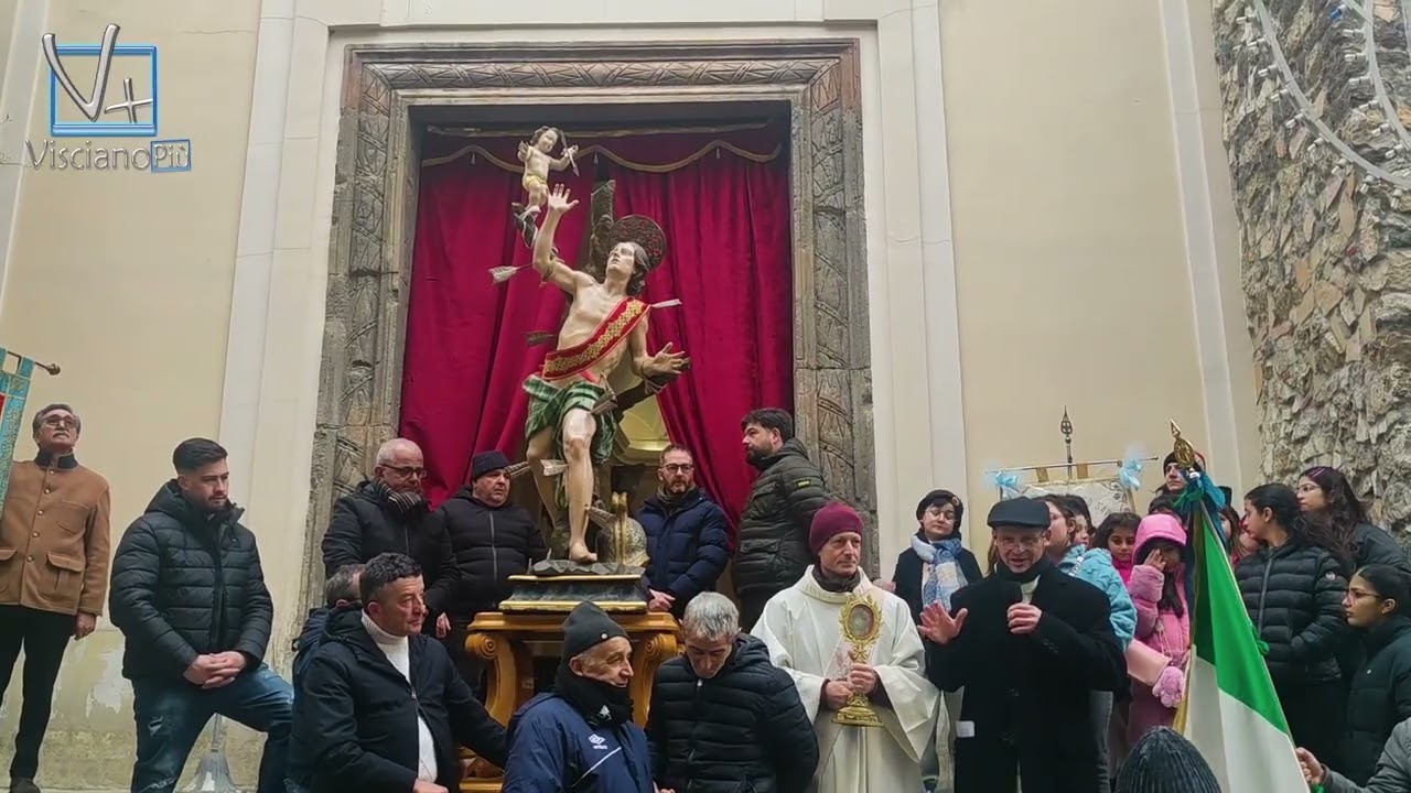 Processione di 𝐒𝐚𝐧 𝐒𝐞𝐛𝐚𝐬𝐭𝐢𝐚𝐧𝐨 💘 Patrono di Visciano 📹ViscianoPiù