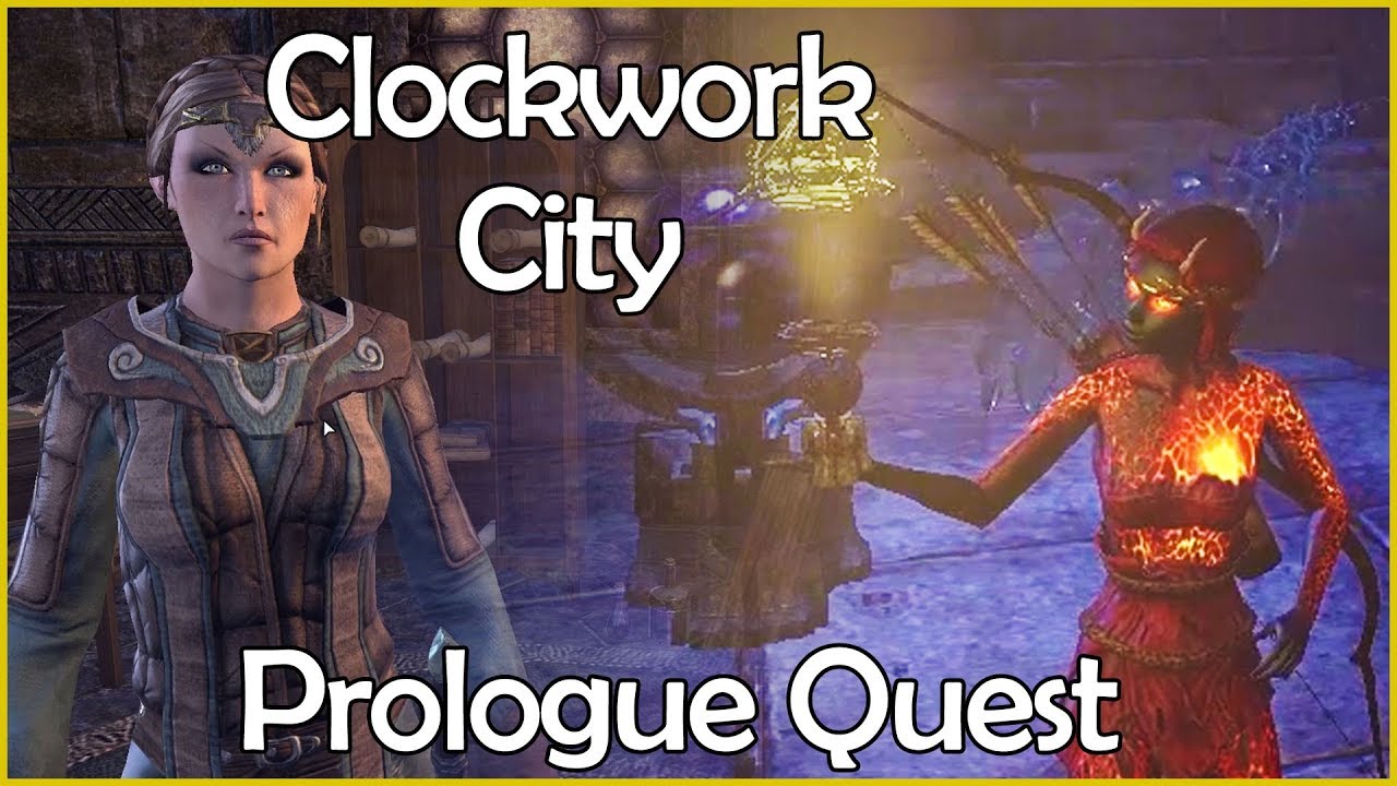 ELDER SCROLLS ONLINE: Clockwork City DLC Prologue Quest - Of Knives and Long Shadows