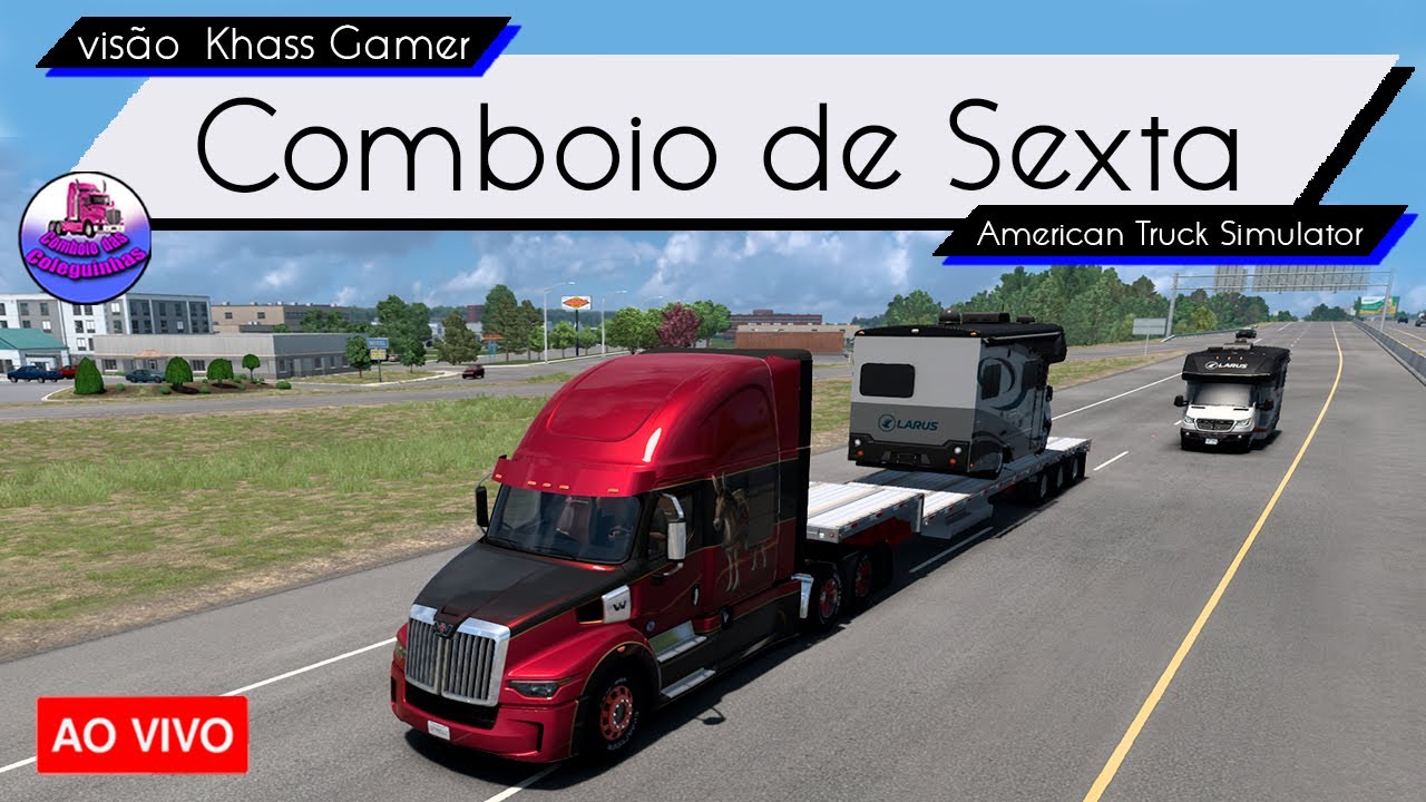 Gameplay American Truck Simulator - Comboio de Sexta
