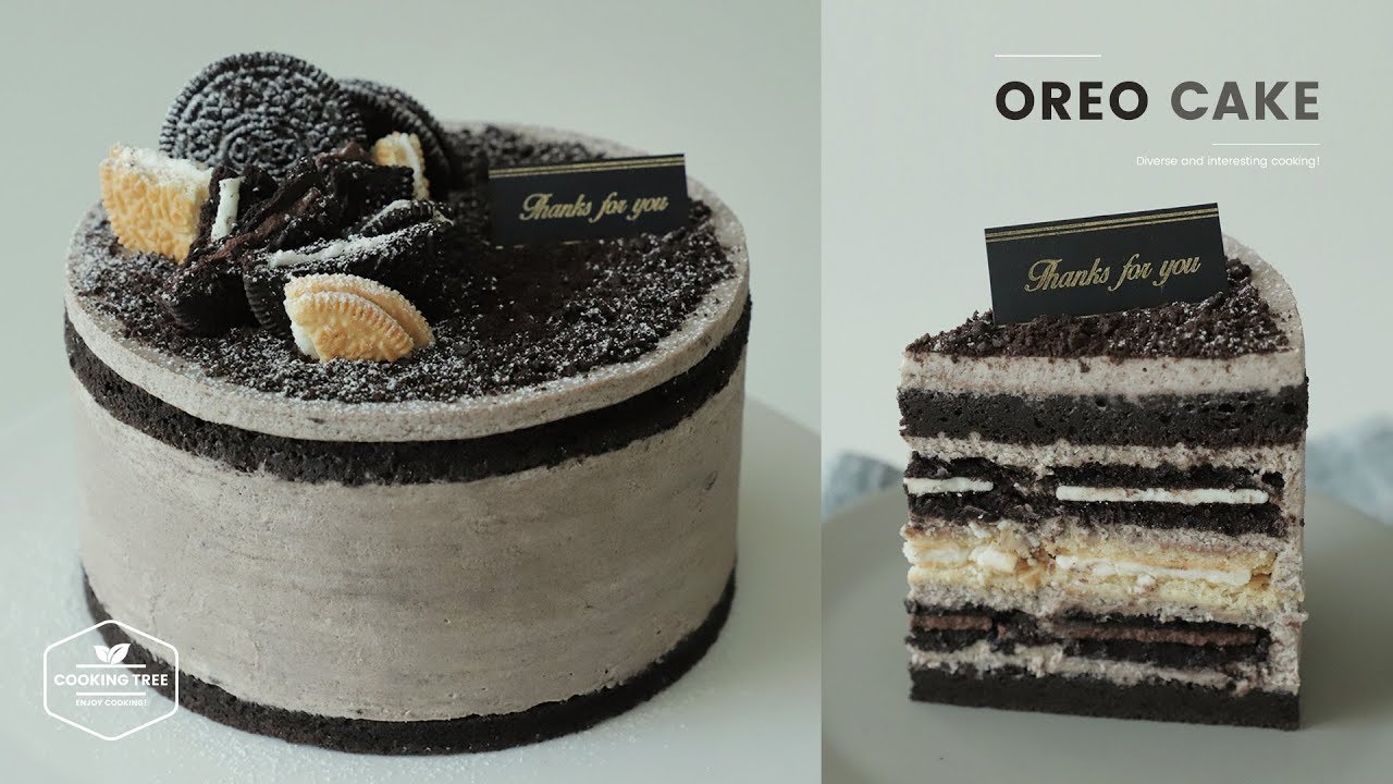 3가지 맛 오레오가 숨어있는! 오레오 케이크 만들기 : Oreo Cake Recipe : オレオケーキ | Cooking tree
