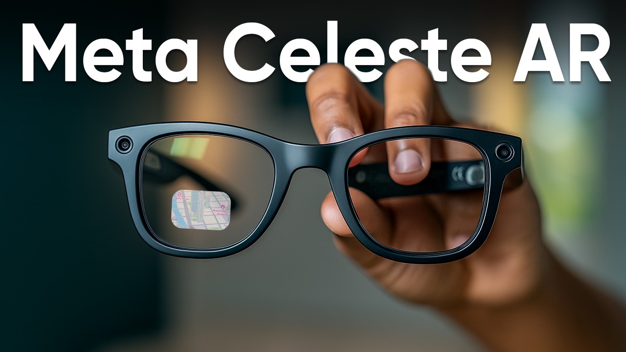 Meta Celeste (Hypernova) AR Glasses - Glasses With a Heads-up Display.