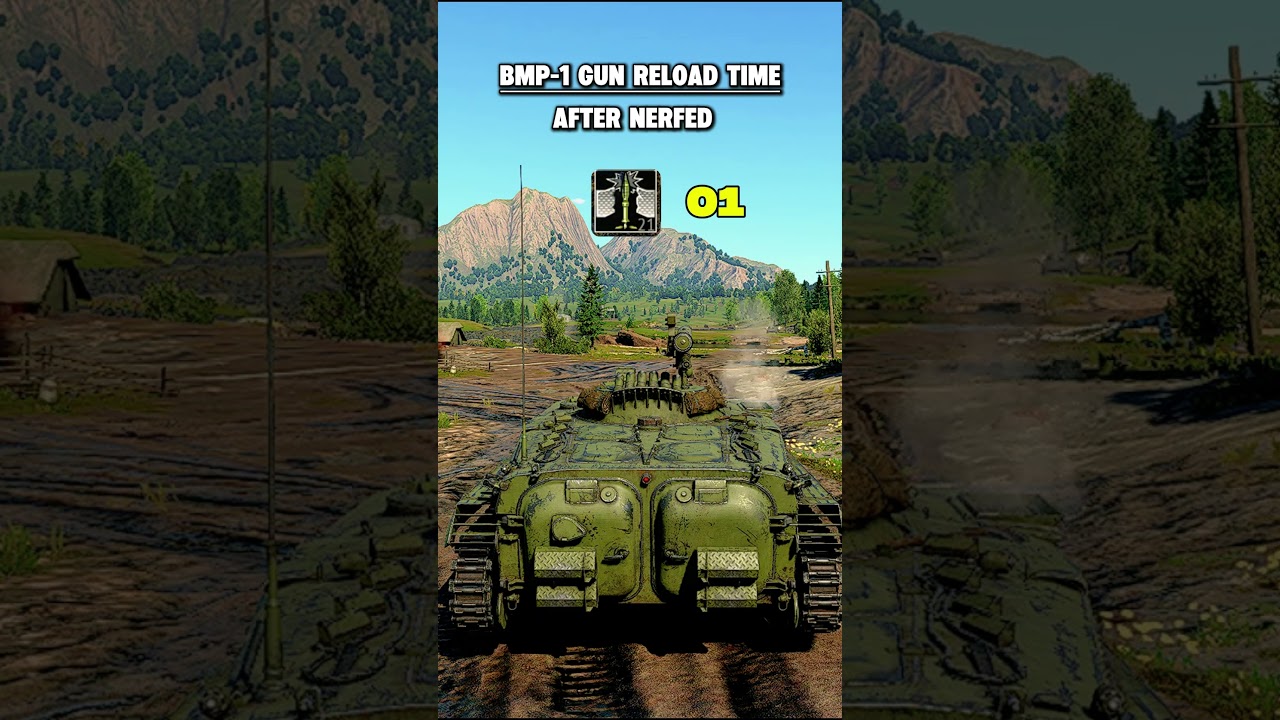 BMP-1 Gun Reloading Time After Nerfed #warthunder #tanks #military