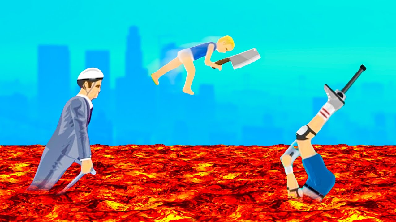 UWAŻAJ! PODŁOGA TO LAWA! (Happy Wheels)