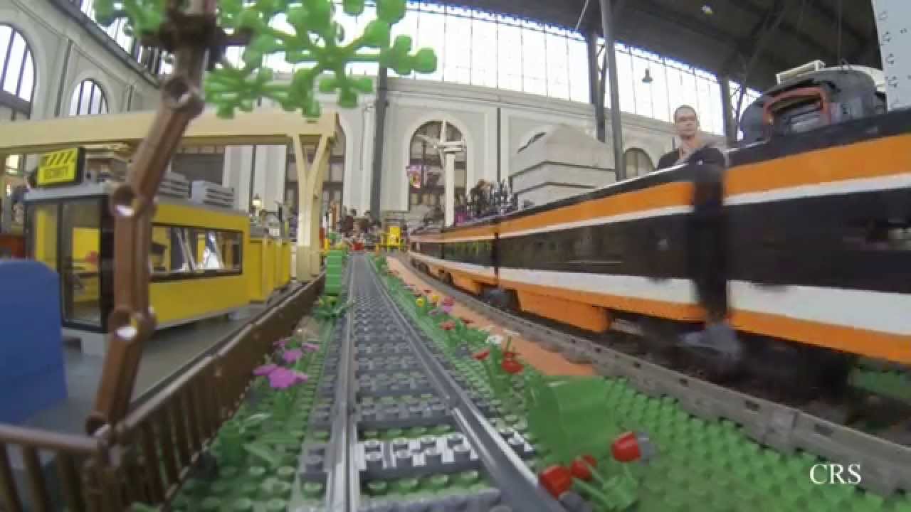 LEGO TRAIN 9V LAYOUT TGV 10233 RUNNING 10219 AUTOMATED ARDUINO