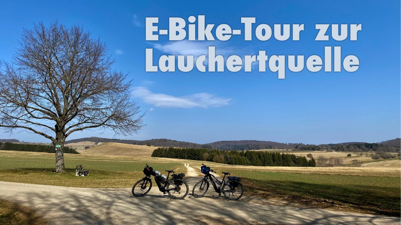 Mit dem E-Bike zur Lauchertquelle auf der Schwäbischen Alb