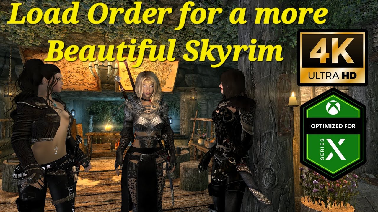 New Load Order for a more Beautiful SKYRIM 😍 Xbox Series. September 2023