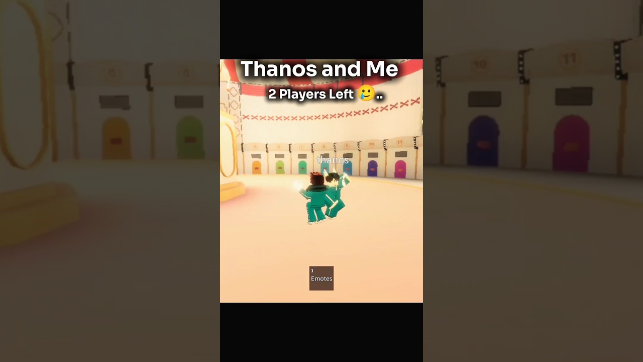 Thanos Let Me Win 😭 !! Roblox Squid Game 2 