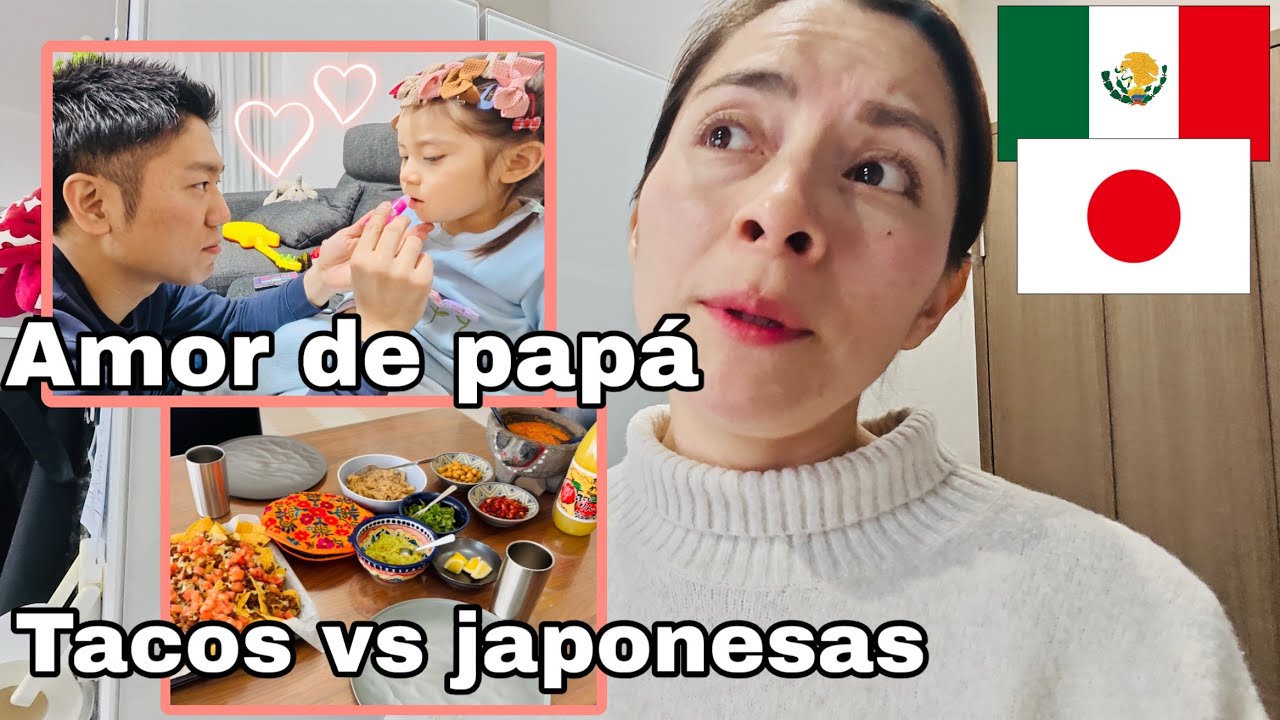 PAPÁ E HIJA MAQUILLÁNDOSE + TACOS PARA JAPONESAS ❤️