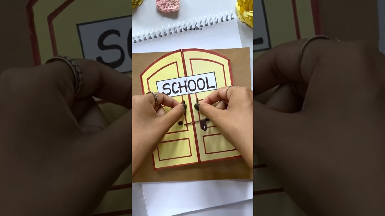 Teachers day unique card diy idea #shorts #youtubeshorts #viral #easy #handmade #school #best #craft