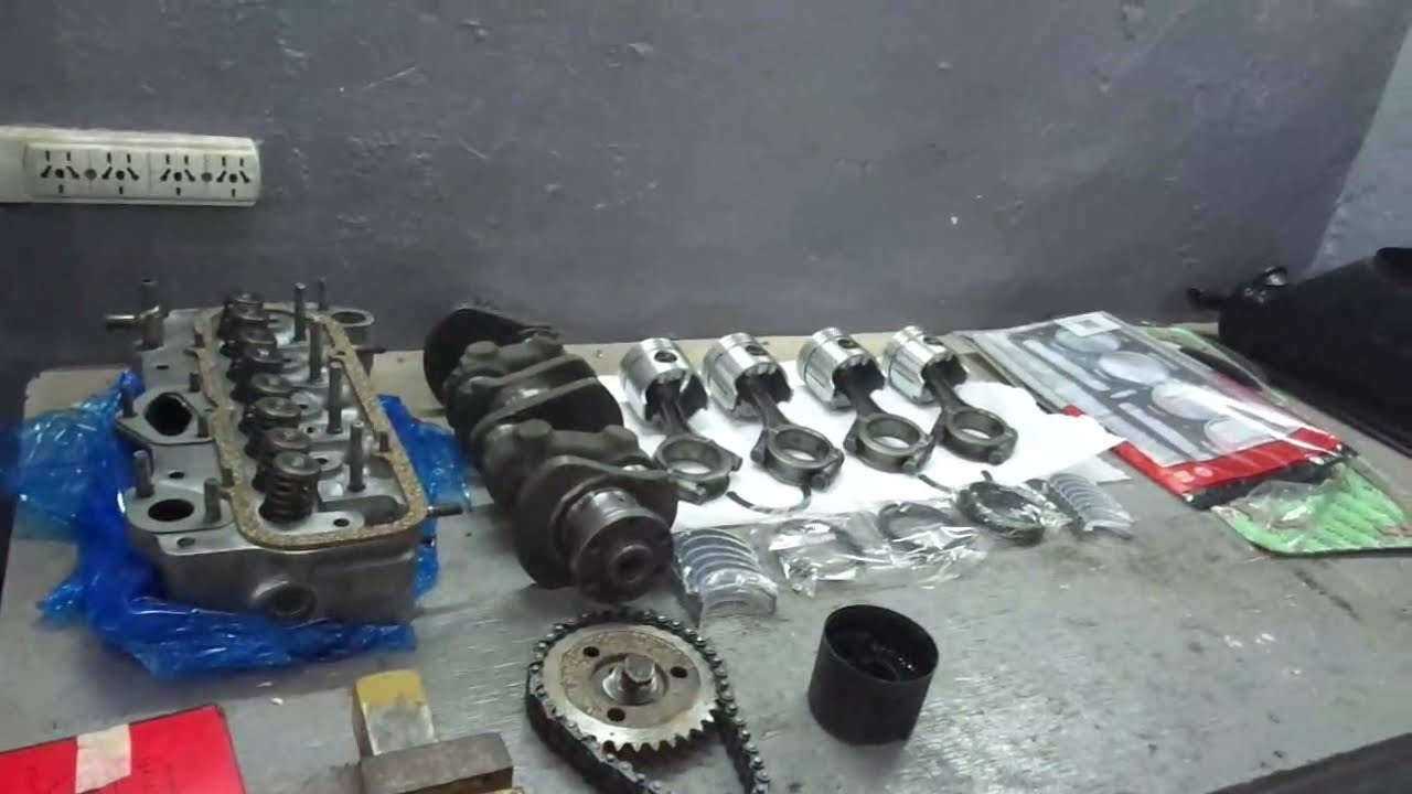 FIAT 600 ARMADO DE MOTOR (parte1)