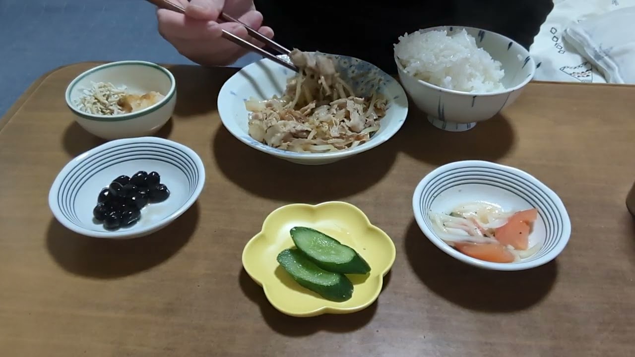 黒豆が旨い！ゆうじろうの今日の晩ごはん