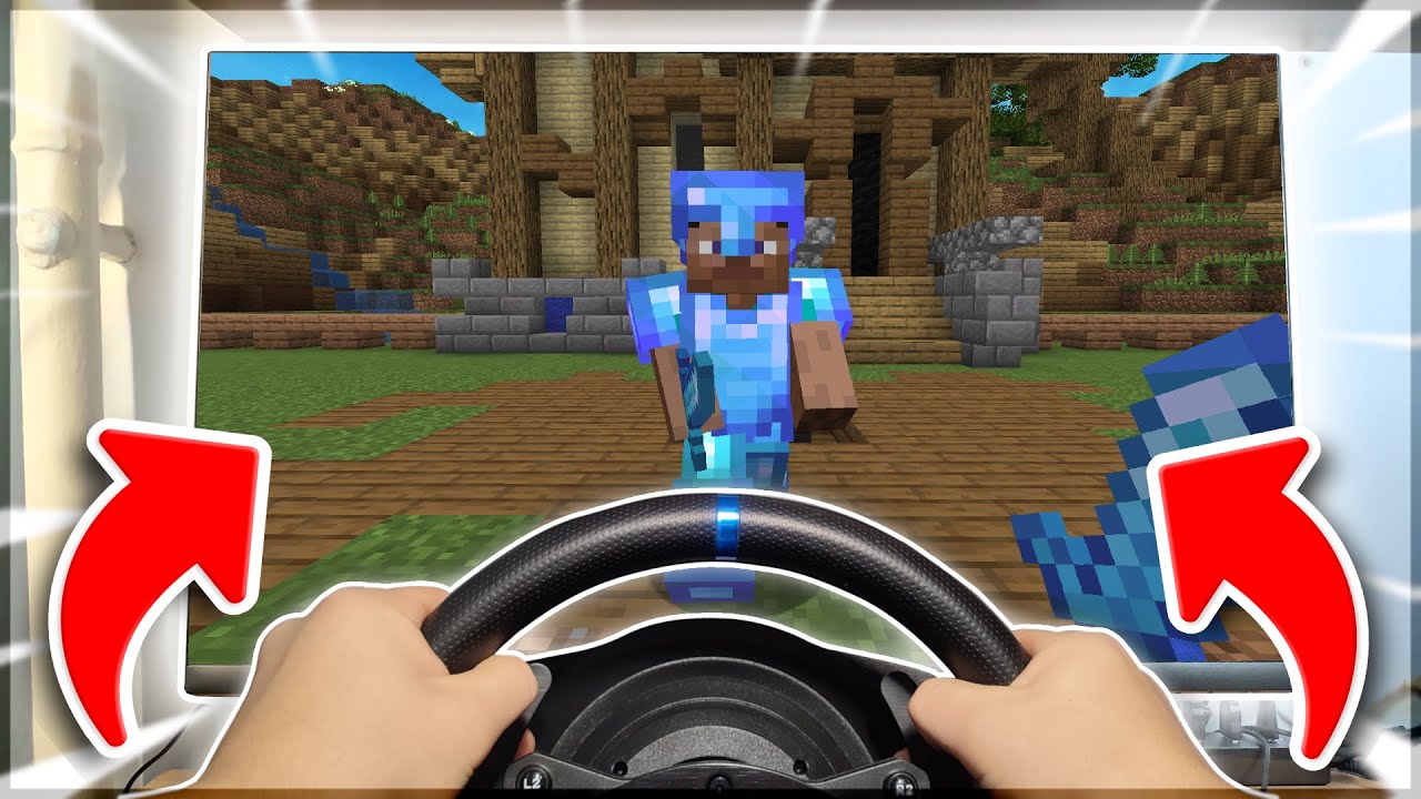 Minecraft, ale hraju ho na VOLANTU...