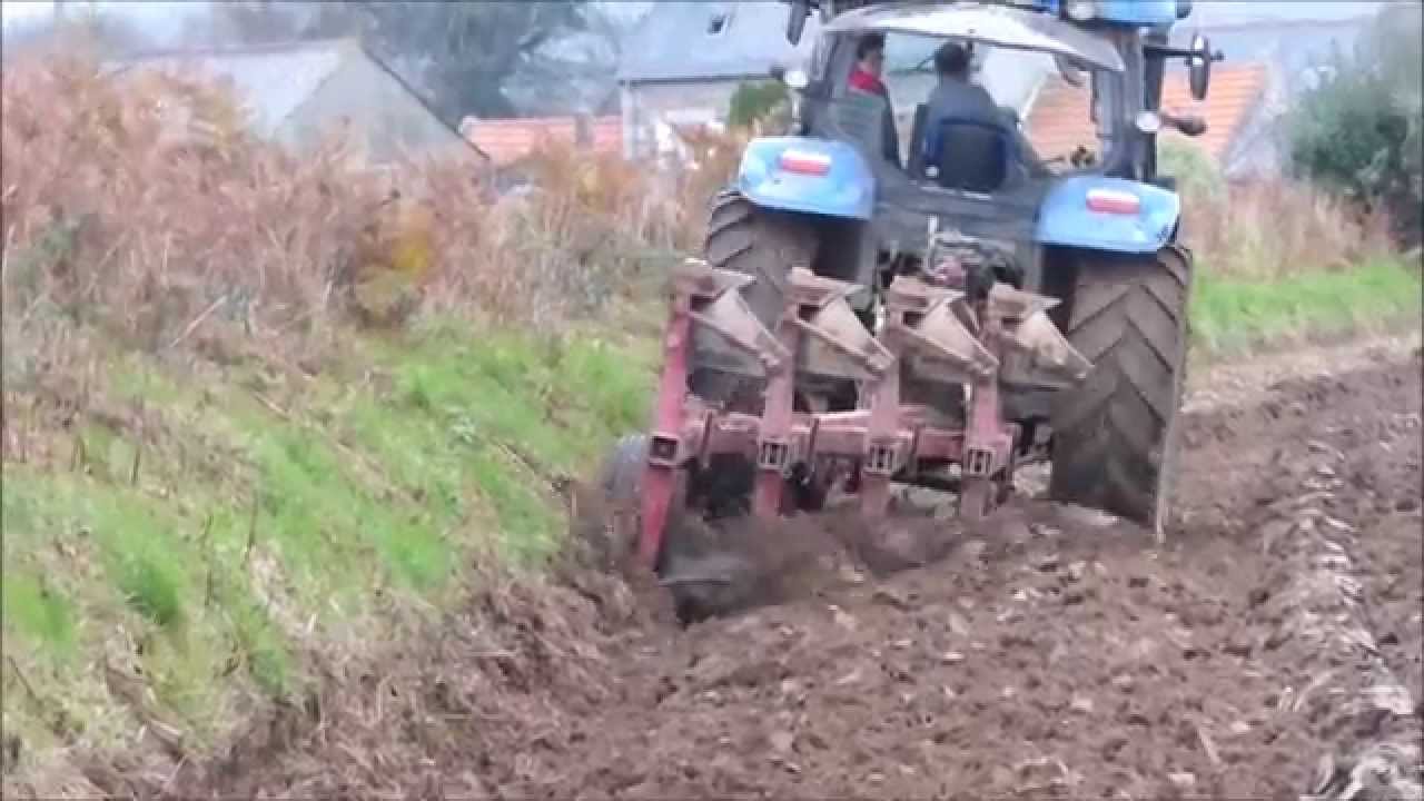 New Holland T6.155 & Naud 4 corps / Labour 2014