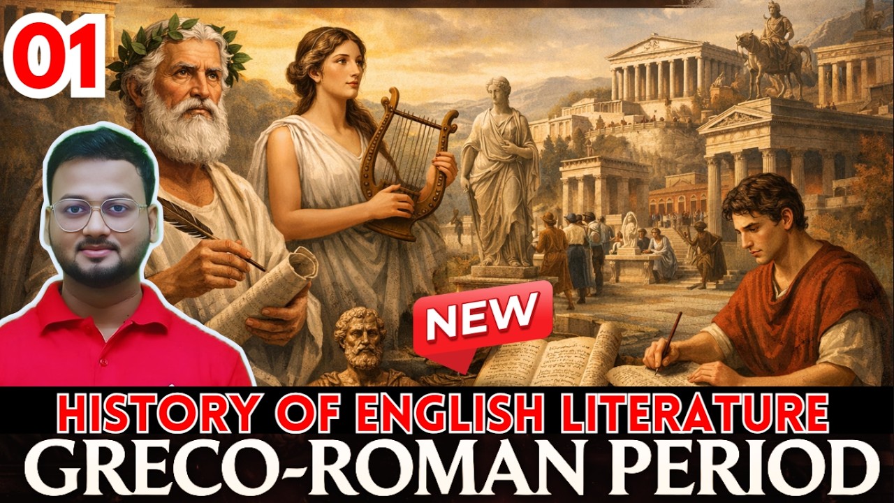 History of English Literature | EPISODE-1 Greco-Roman Period | AKSRajveer | Literature Lovers