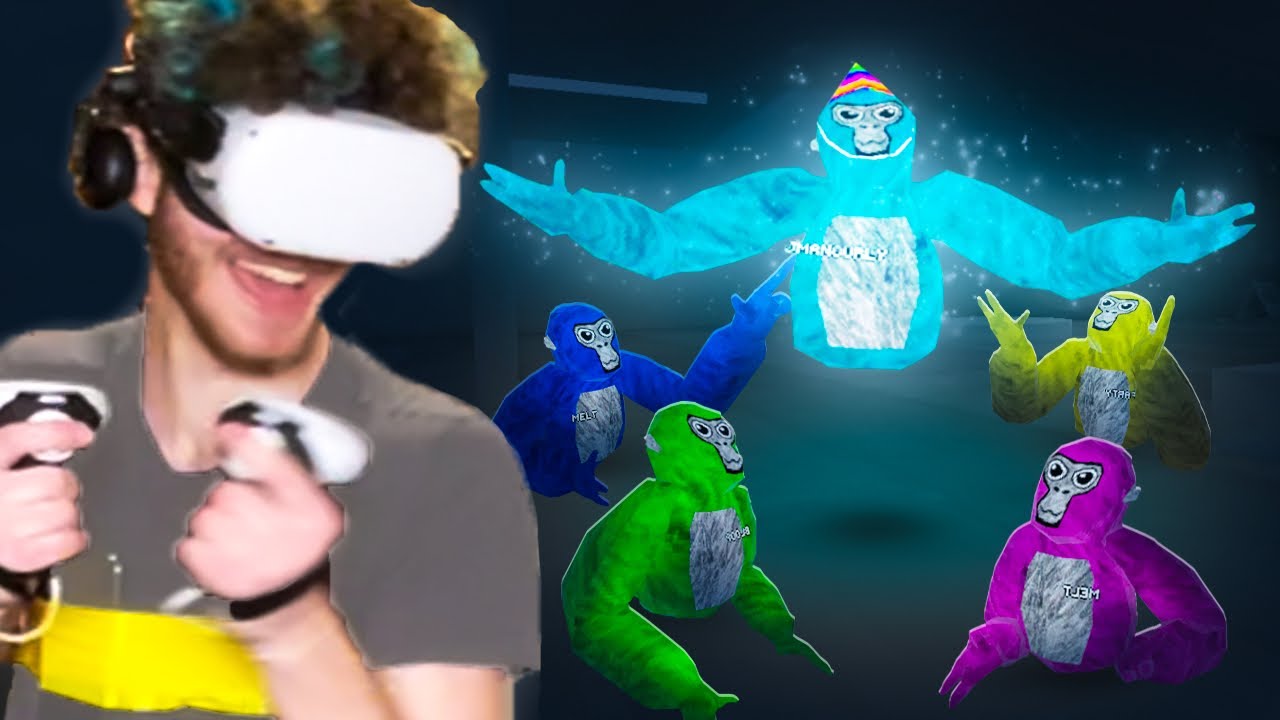 Я использовал моды в Gorilla Tag...