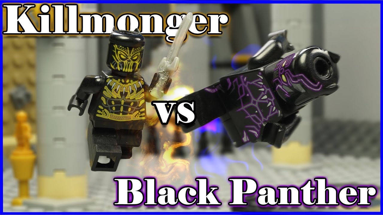 Lego Black Panther против Killmonger: Cousin Rivalry