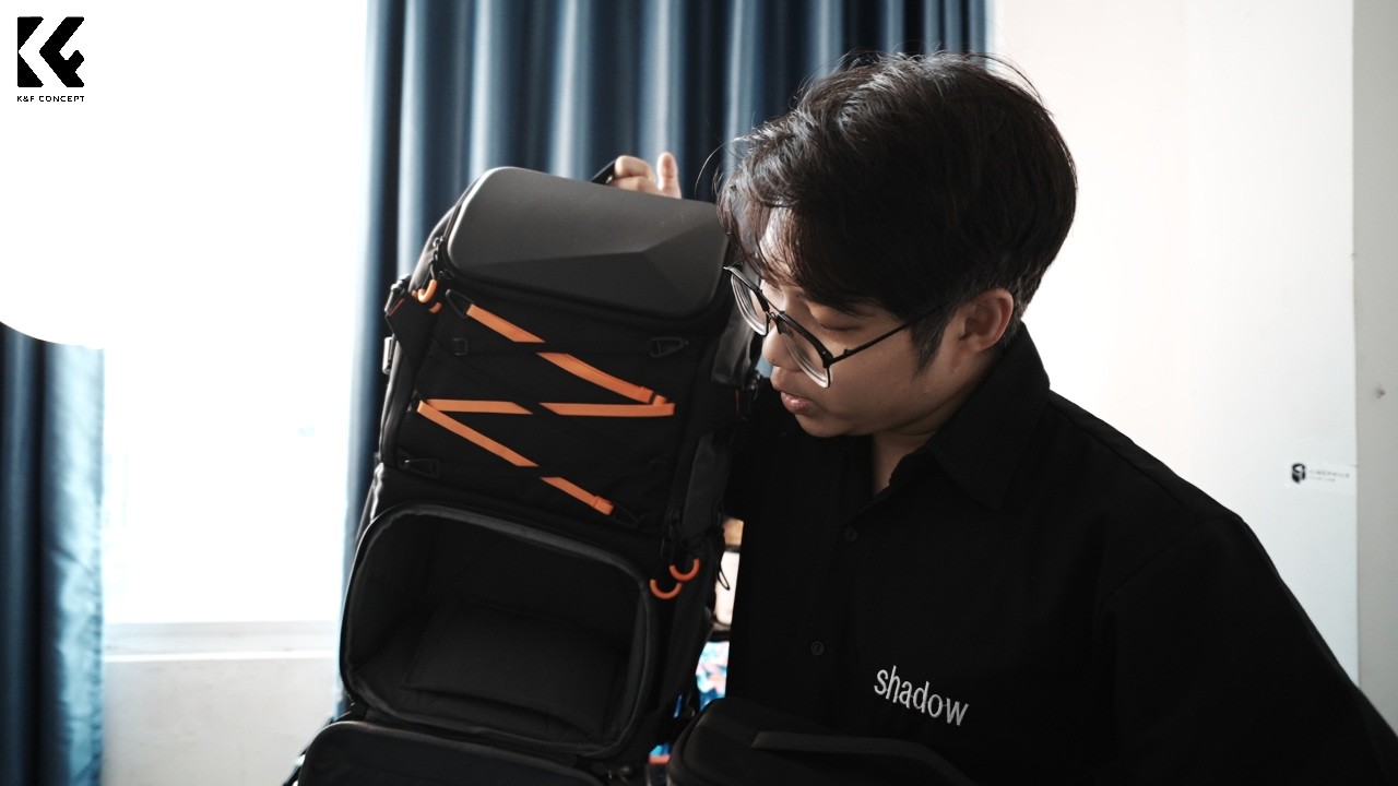 Balo 32 L Star Wander03 của K&F CONCEPT - balo máy ảnh chứa cả studio K&F Concept Fits KF13.107