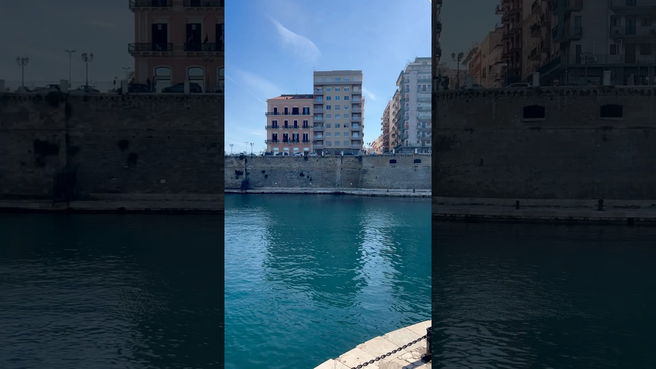 Canale navigabile, Taranto #travel #sea #summer #taranto #waves