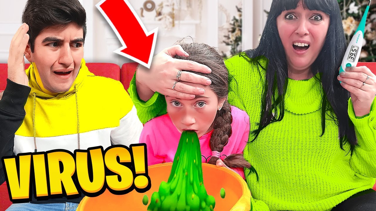 GIADA SI SENTE MALE E VOMITA E MAMMA NADIA SI PRENDE CURA DI LEI TUTTA LA NOTTE! *FEBBRE A 40*