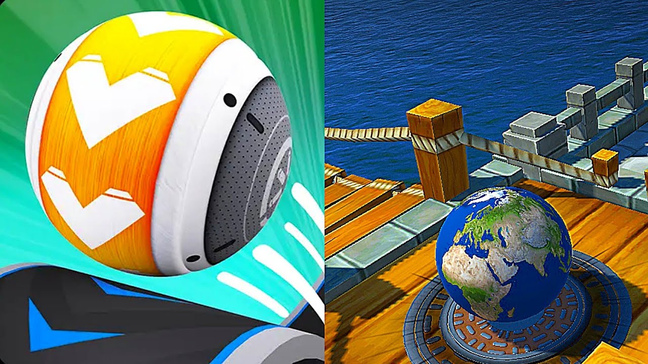 GYRO BALLS vs EARTH BALLS 🌈 Gyrosphere Trials 🛟 3D Ball Balancer 💥 Nafxitrix Gaming #50