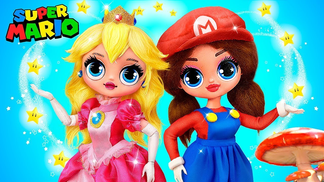 Super Mario e Princesa Peach / 30 LOL Surprisas DIYs