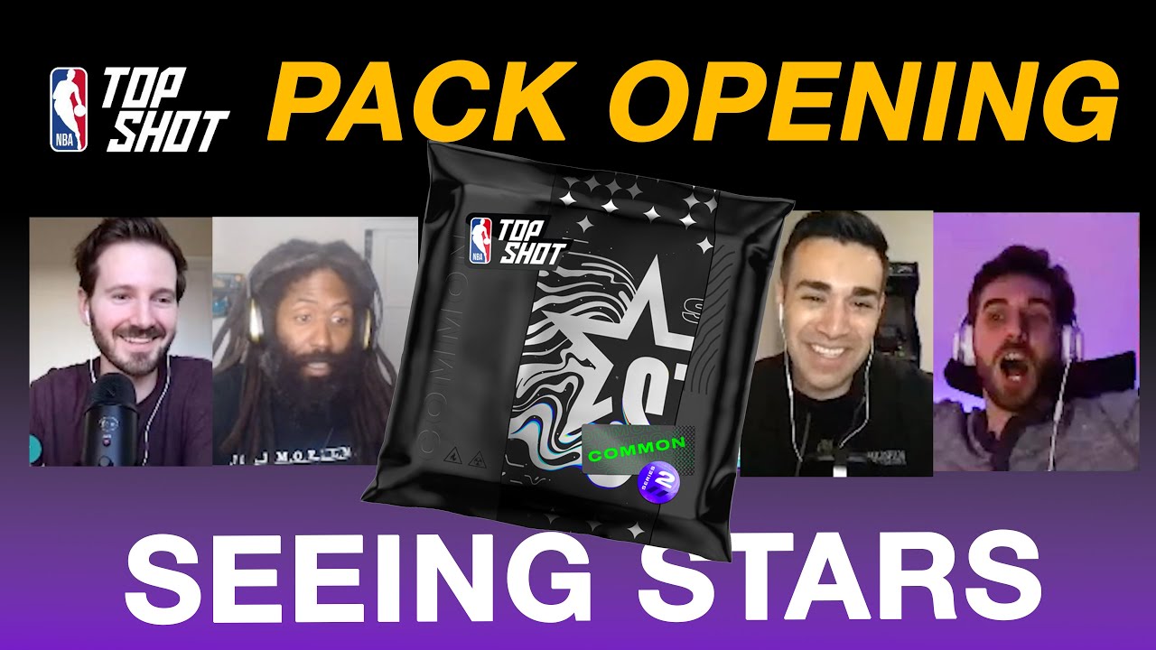 NBA Top Shot - Seeing Stars Pack Opening (x4) with MURS!