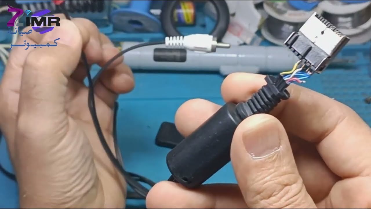انقطاع الصورة أو الصوت PS2 تصليح الكابل - Outage of picture or sound PS2 cable repair
