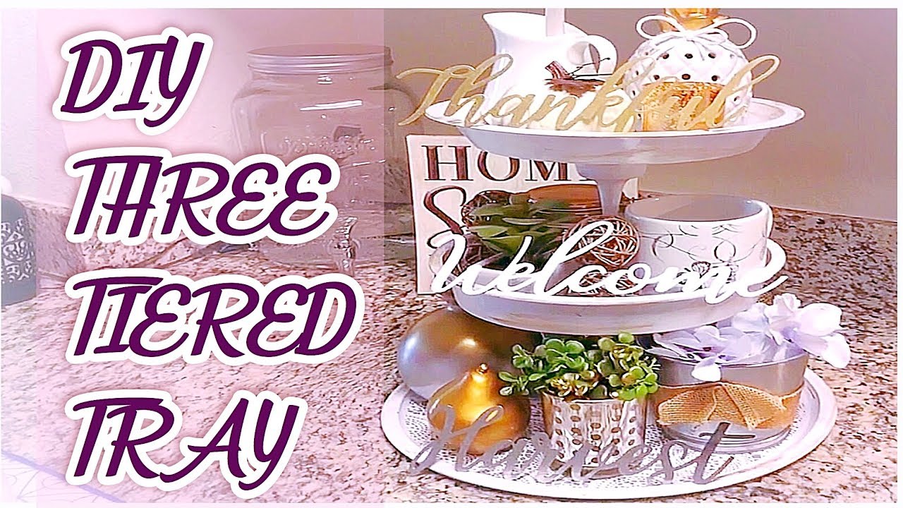 DIY Three Tiered Tray