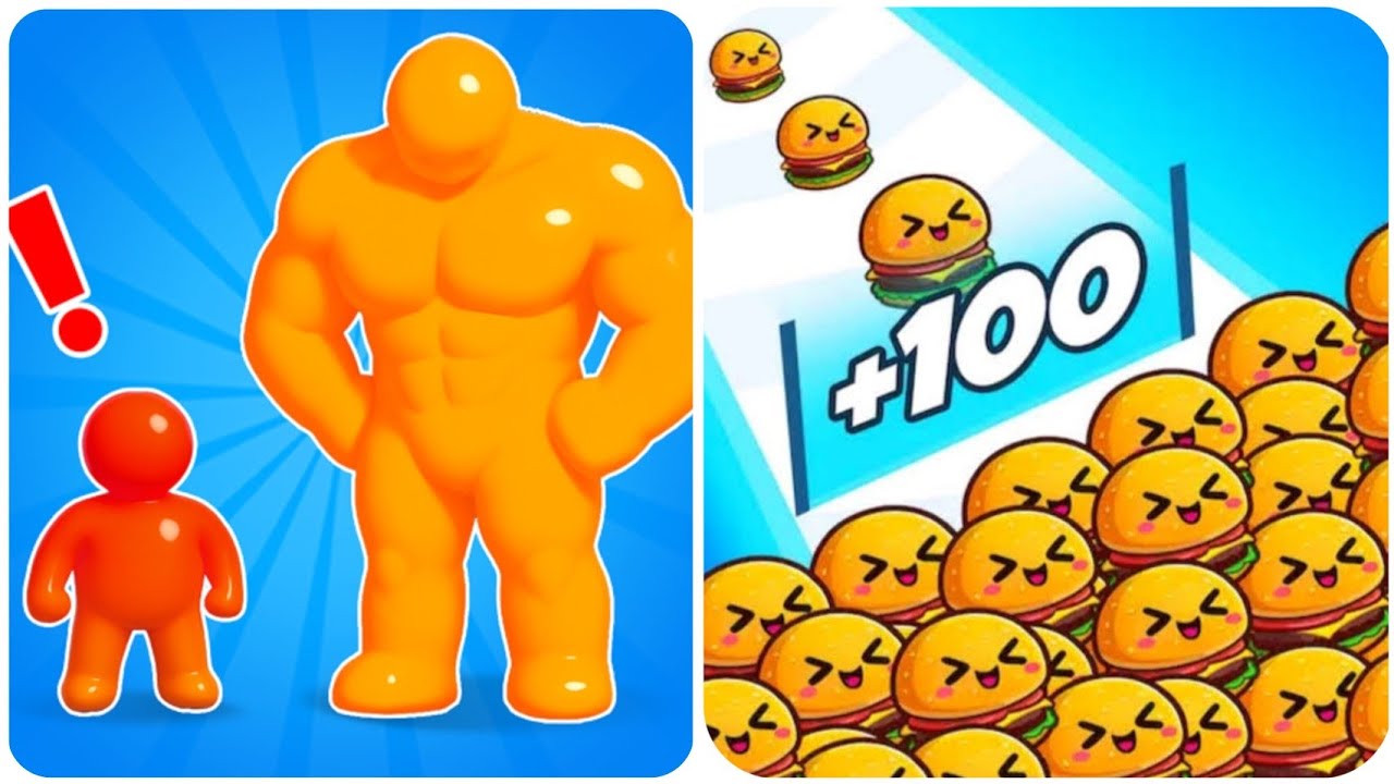 Max Update Gameplay Tall man Run vs Food Run