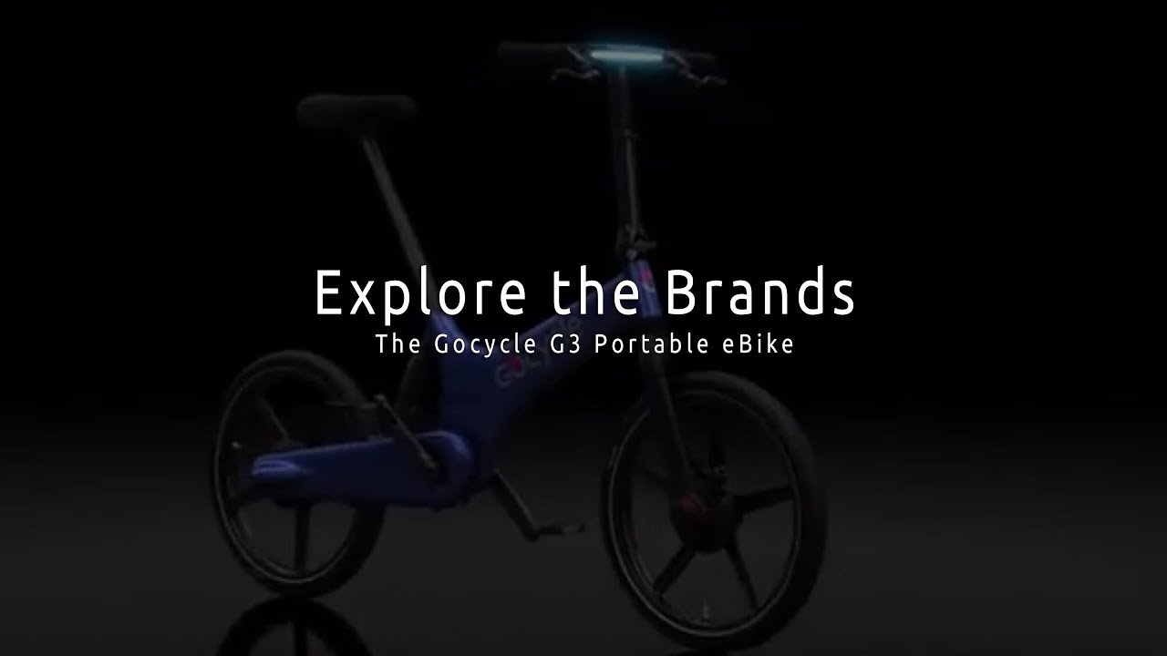 Explore the Brand | The Futuristic Gocycle G3 Portable Electric Bike